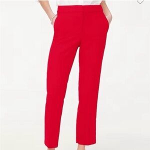 EUC J Crew Cropped Campbell Black Trousers